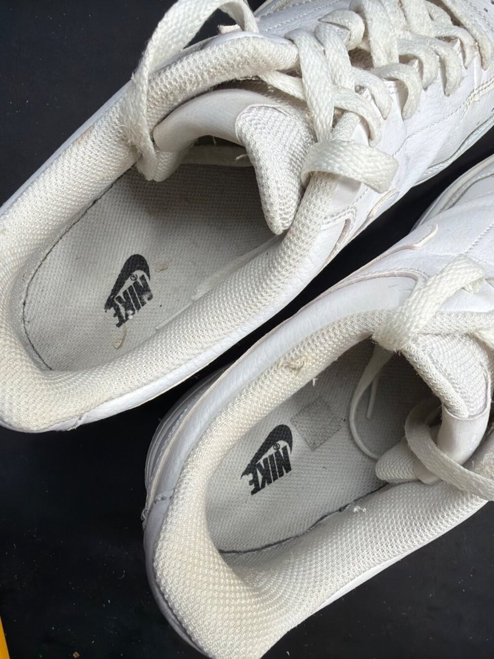 Nike Court Vision Low Triple White Mens Everyday Sneakers Shoes Size 12 EUR 46 - Picture 8 of 8